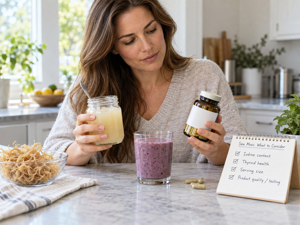 Is Sea Moss Safe? What You Should Know About Iodine, Thyroid Health, Side Effects, and Product Quality