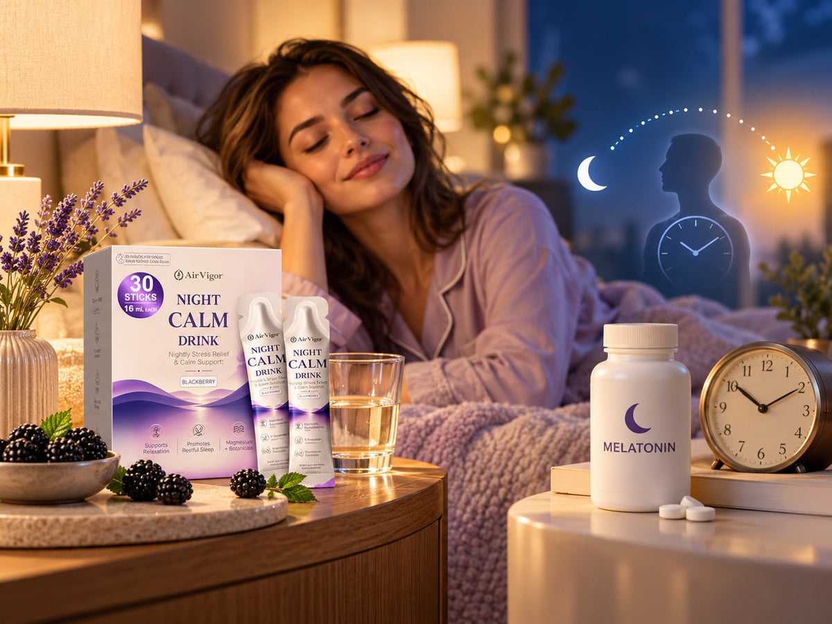 Night Calm vs Melatonin: Which Fits Your Evening Routine?