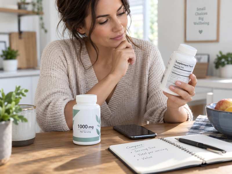 Front-Label Milligrams vs Per-Serving Dose: What Do They Really Mean?