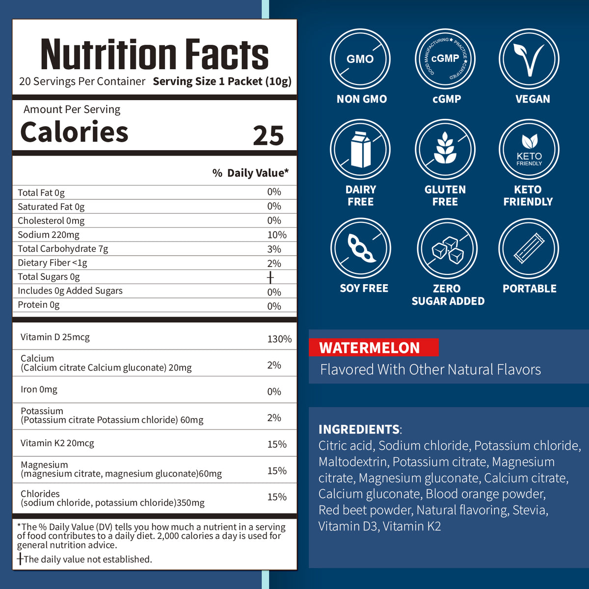 Hydration Electrolyte Drink Mix