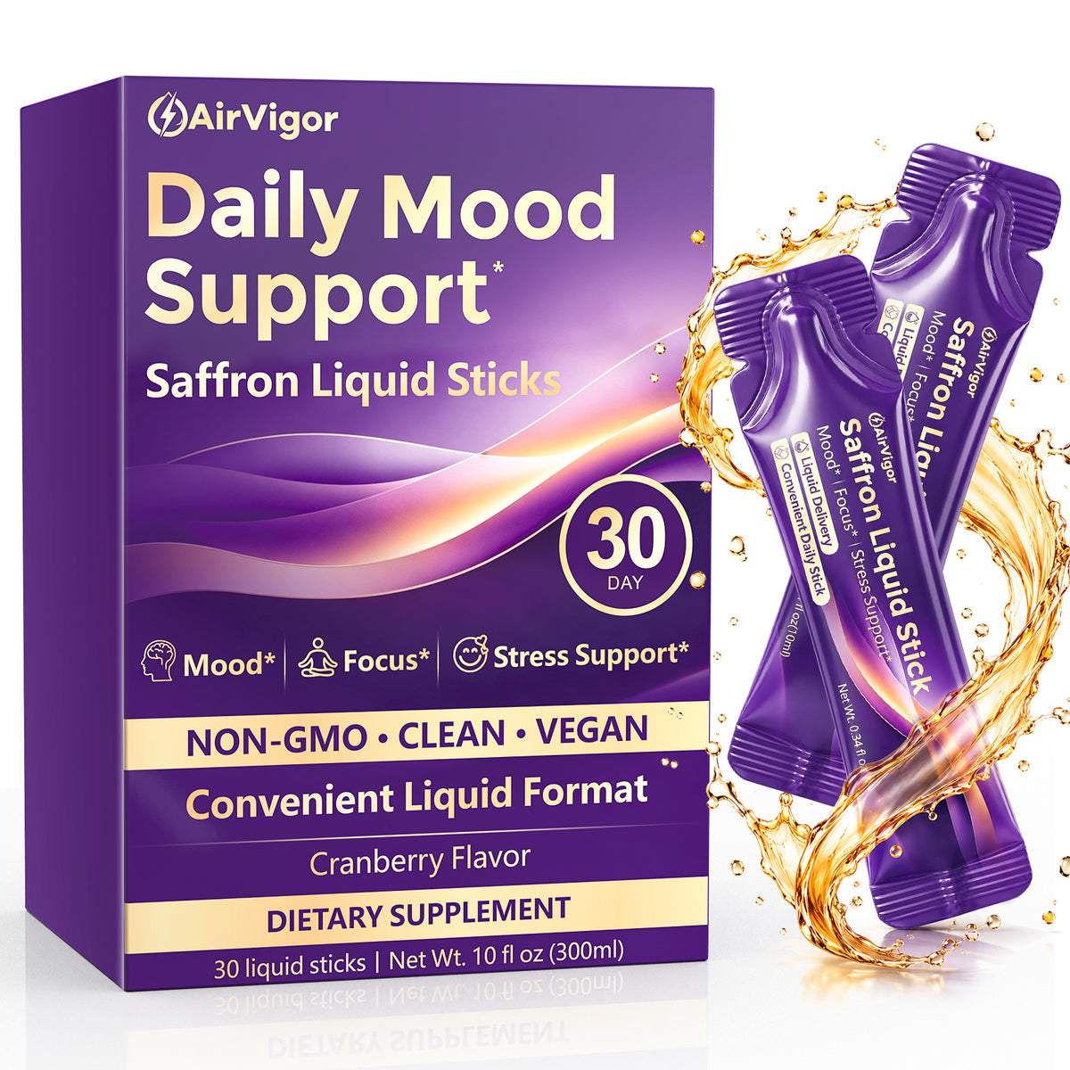 Saffron Supplements for Women, Saffron Extract Liquid Sticks