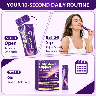 Saffron Supplements for Women, Saffron Extract Liquid Sticks