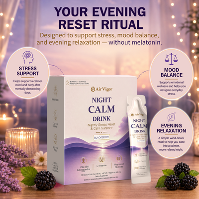Cortisol Supplements for Women, Ready-to-Drink Night Calm Sticks