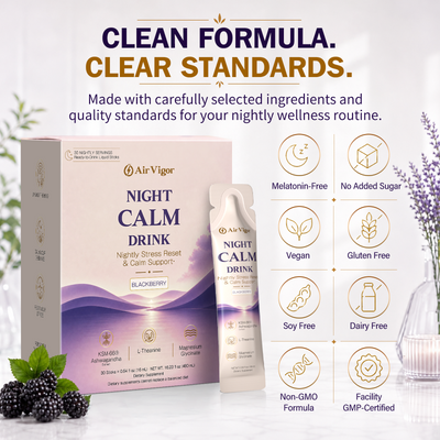 Cortisol Supplements for Women, Ready-to-Drink Night Calm Sticks