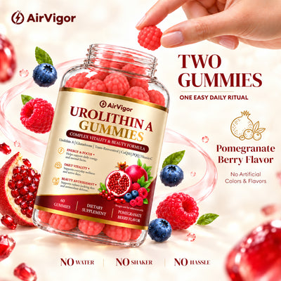 Urolithin A Supplement Gummies, for Beauty Antioxidant & Longevity
