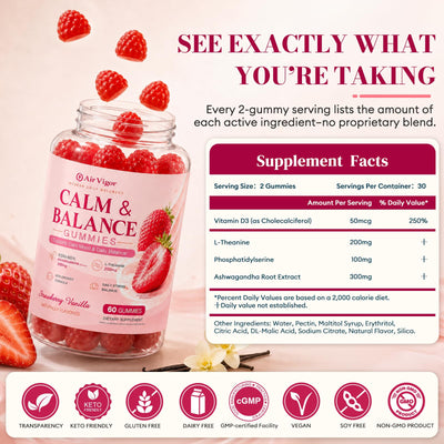 Cortisol Supplements Gummies for Women