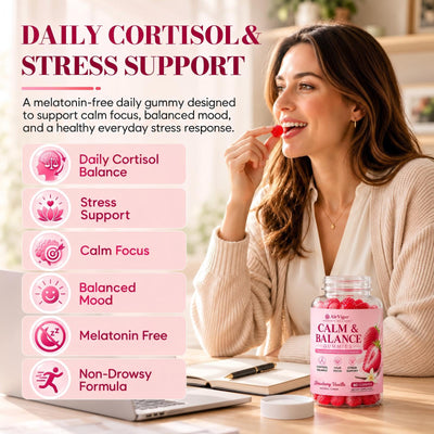 Cortisol Supplements Gummies for Women