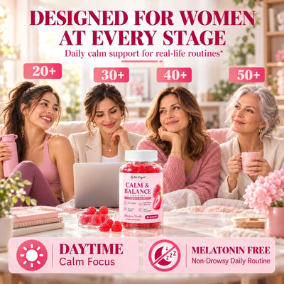 Cortisol Supplements Gummies for Women