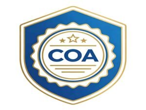 COA (Certificate of Analysis)
