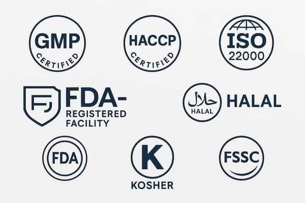 Manufactured in GMP & HACCP Certified Facilities 4